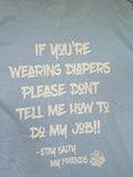 Diapers Short Sleeve Shirt — Blue