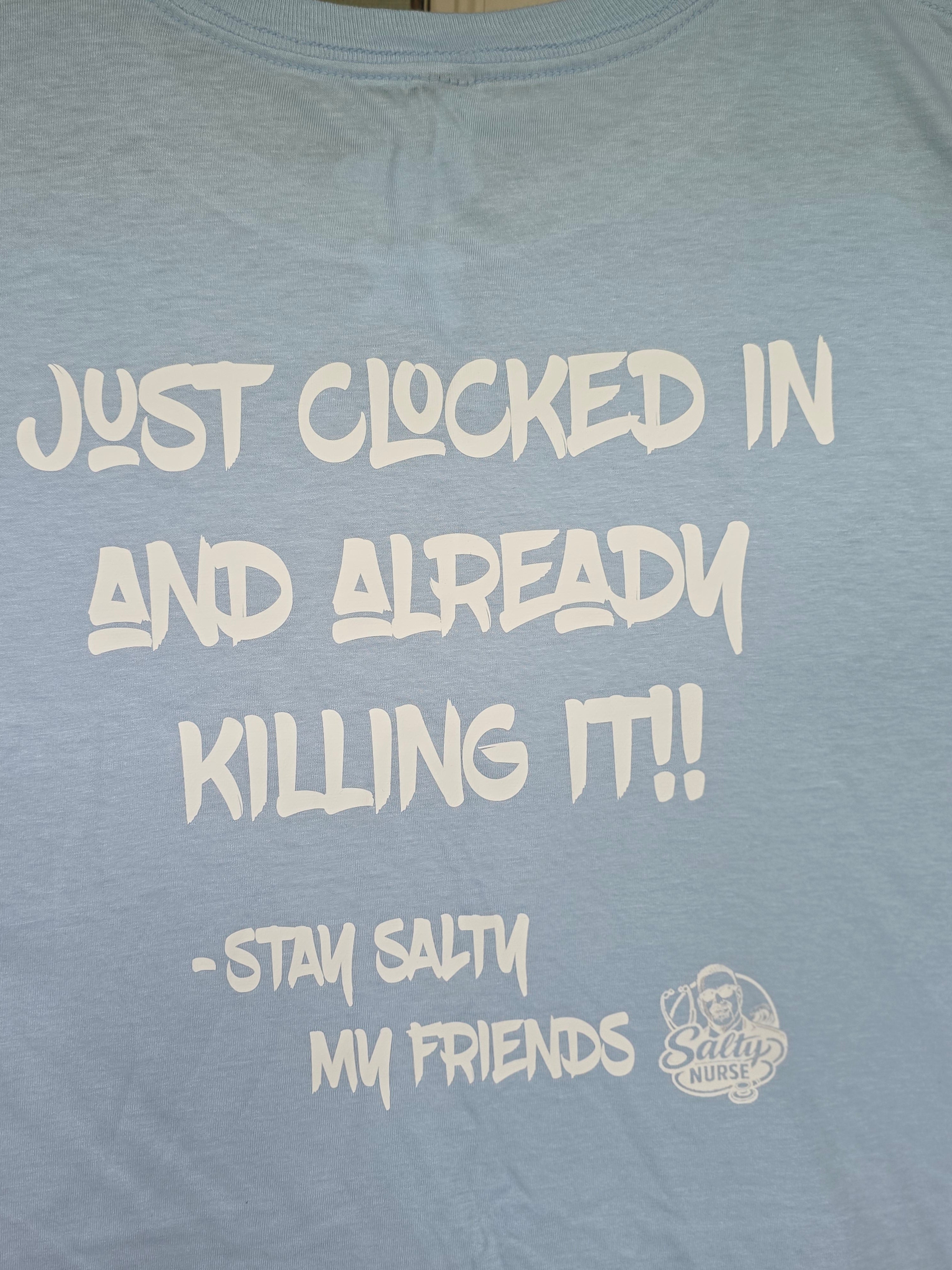 Killing It Short Sleeve Shirt — Blue
