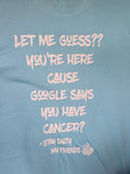 Google Says Short Sleeve Shirt — Blue