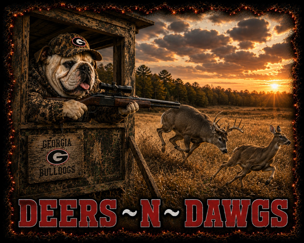 Deers N DAWGS Short Sleeve T Shirt