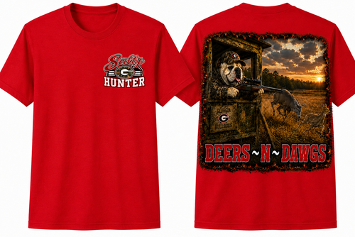 Deers N DAWGS Short Sleeve T Shirt